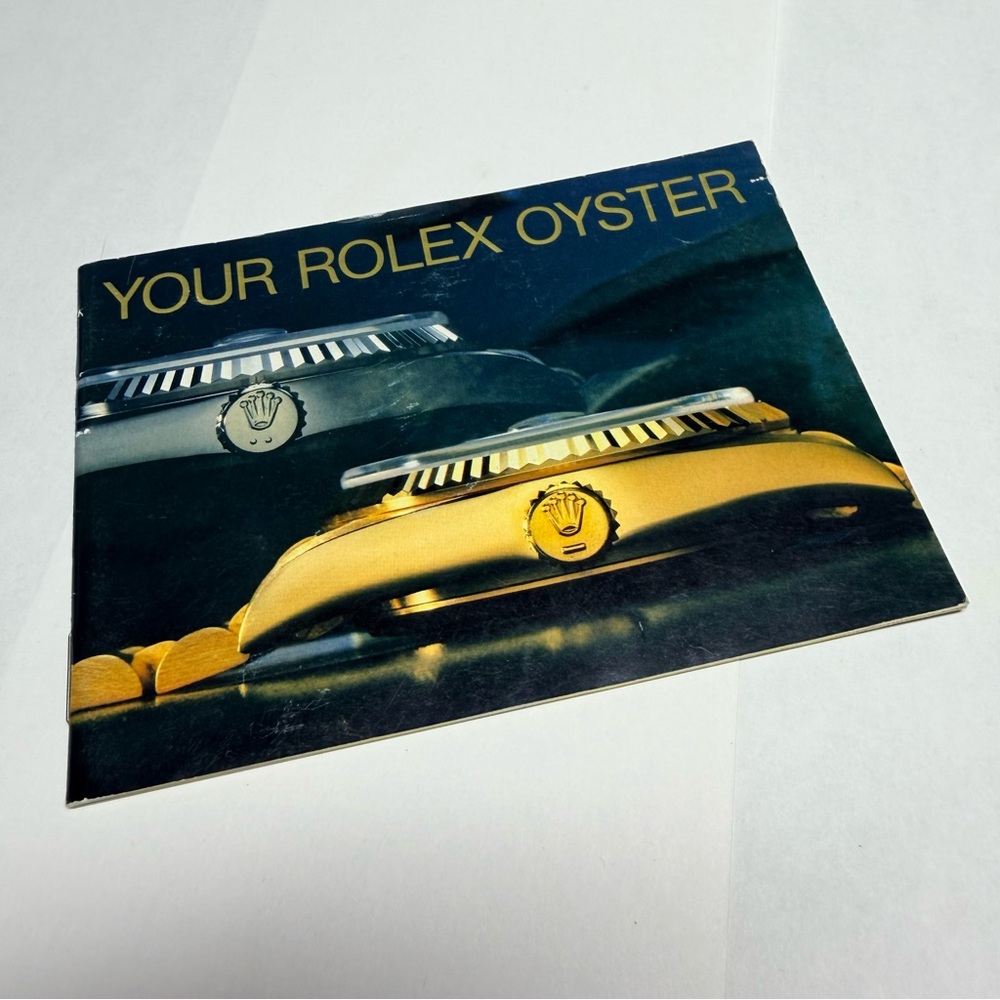 ROLEX Oyster Booklet 1988 English